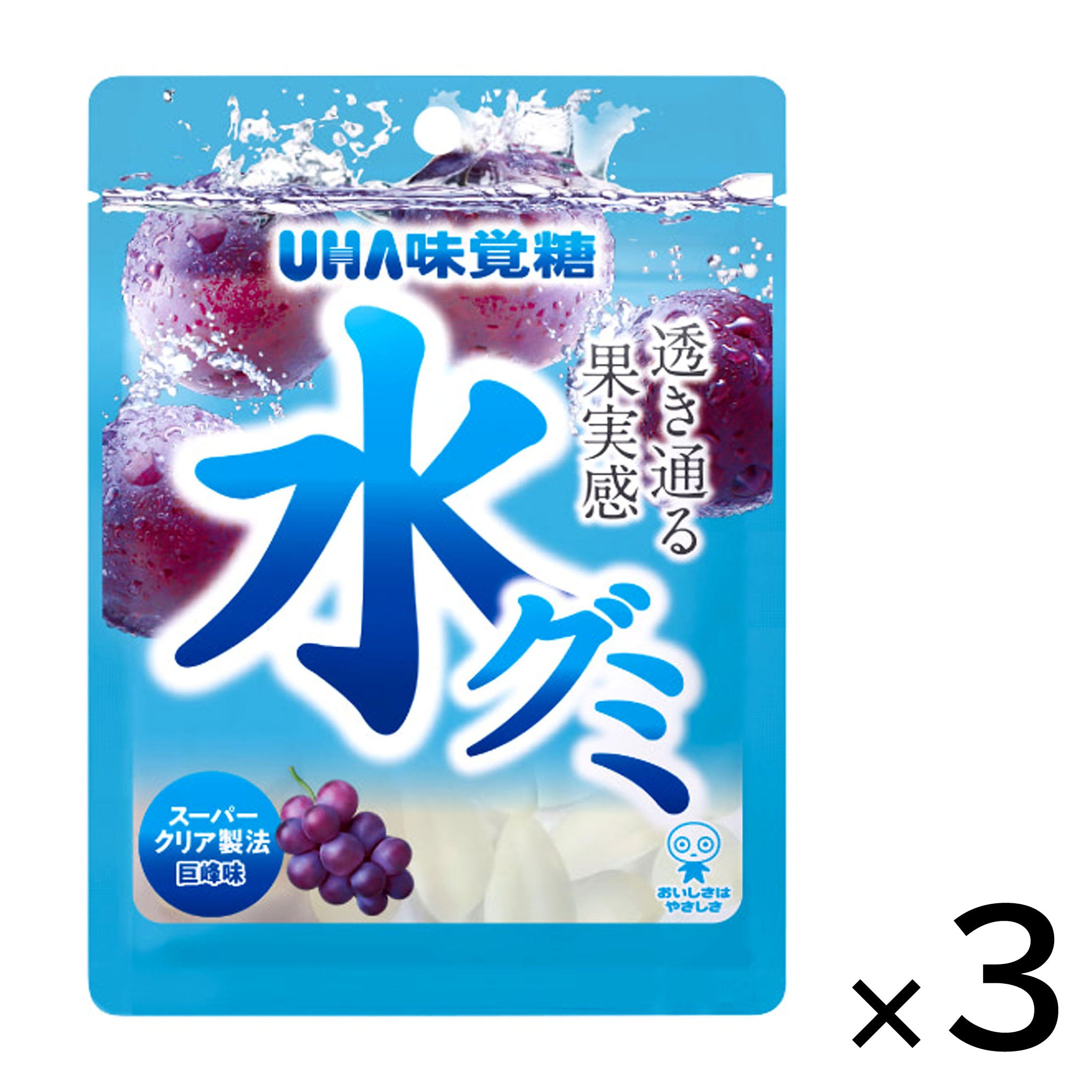 UHA Water Gummy Kyoho (3-pack)